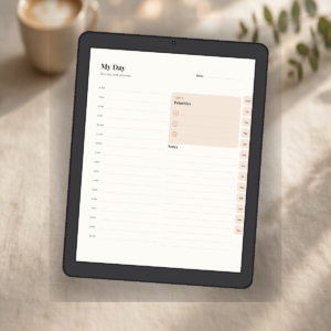 Digital Daily Planner — Undated