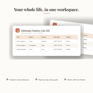 Ultimate Notion Life OS