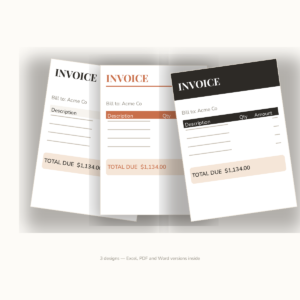 Freelance Invoice Template Pack